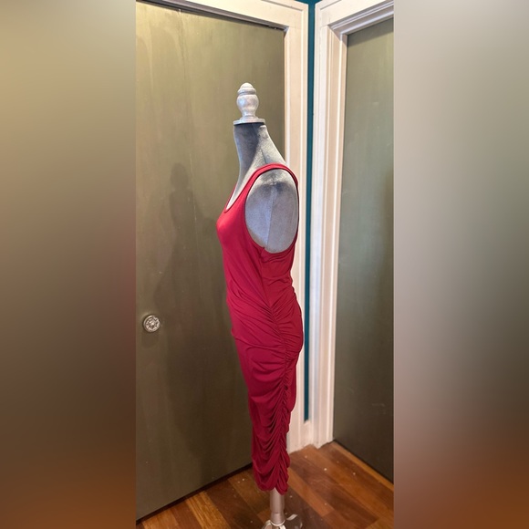 Super Cute Ruched Racerback Dress - Picture 2 of 7